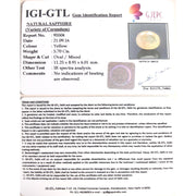 6.33 Ratti yellow sapphire with Govt Lab Certificate-(6100)